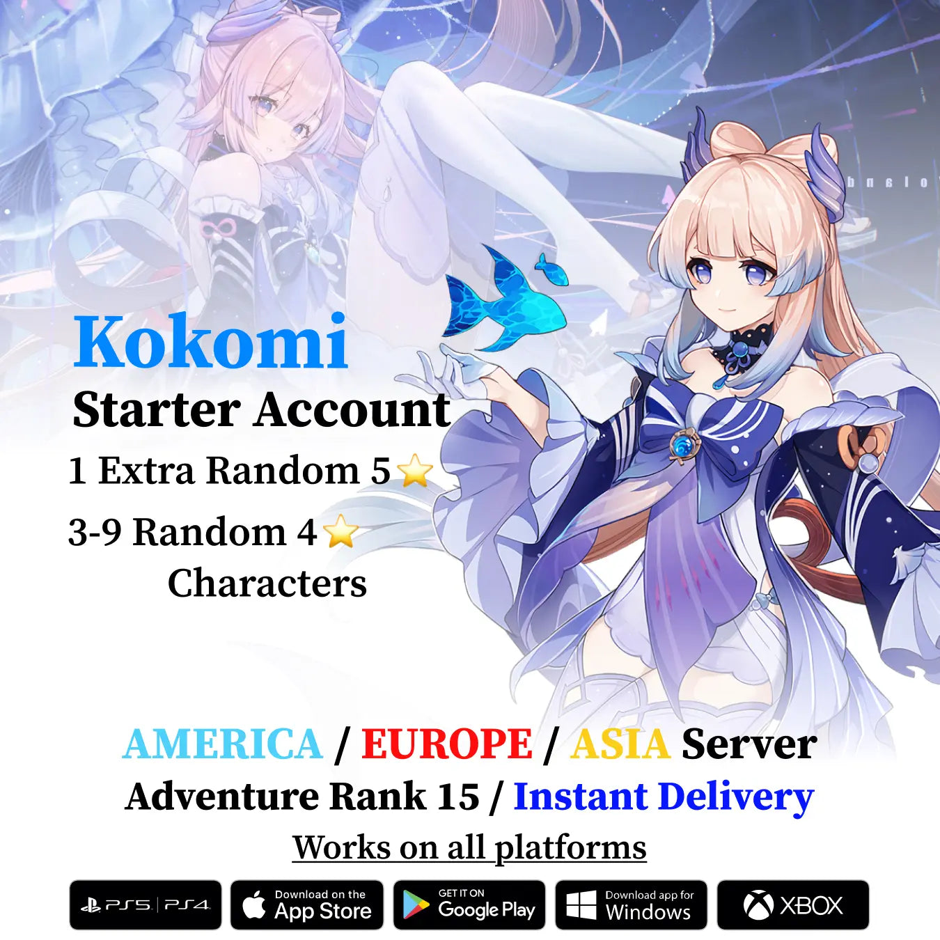 Kokomi Starter Account