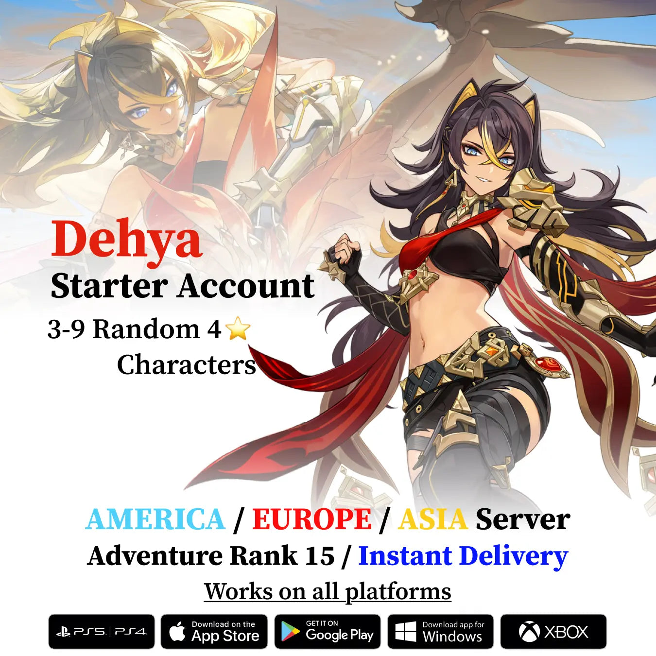 Dehya Starter Account