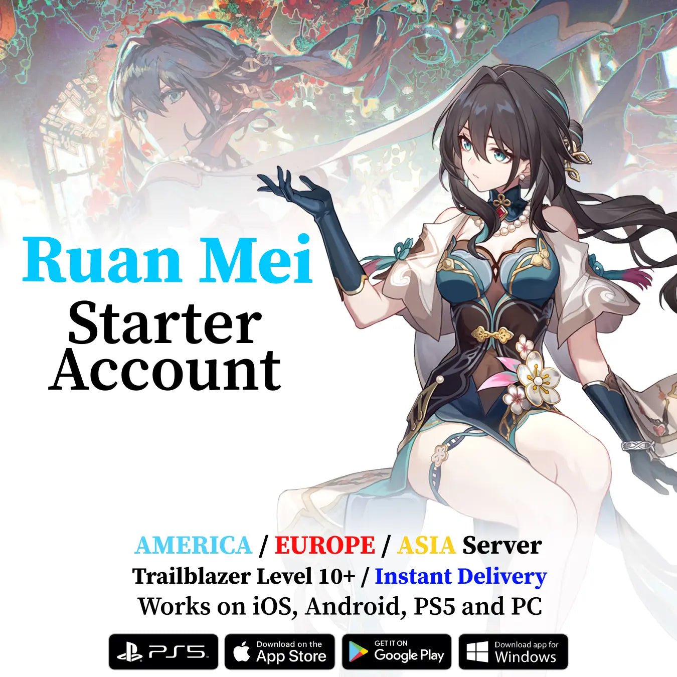 Ruan Mei Honkai: Star Rail Starter Account