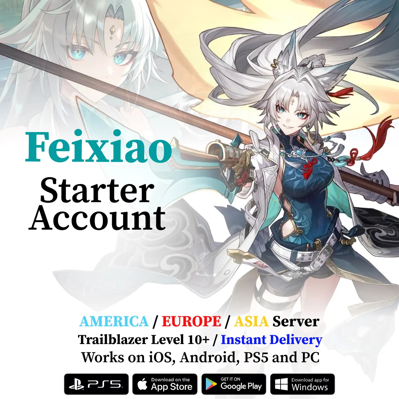 Feixiao Honkai: Star Rail Starter Account