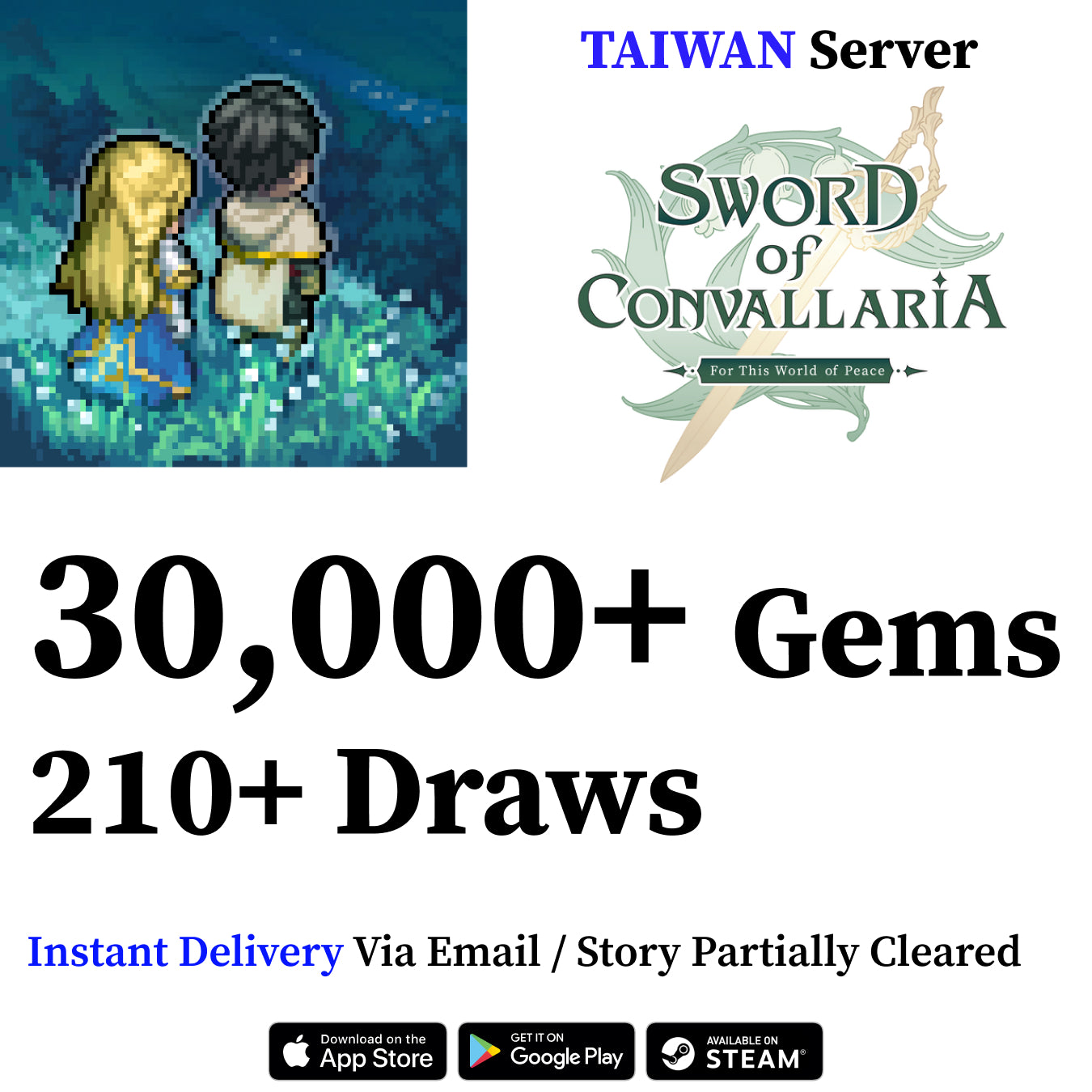 Sword of Convallaria Starter Account [Taiwan]