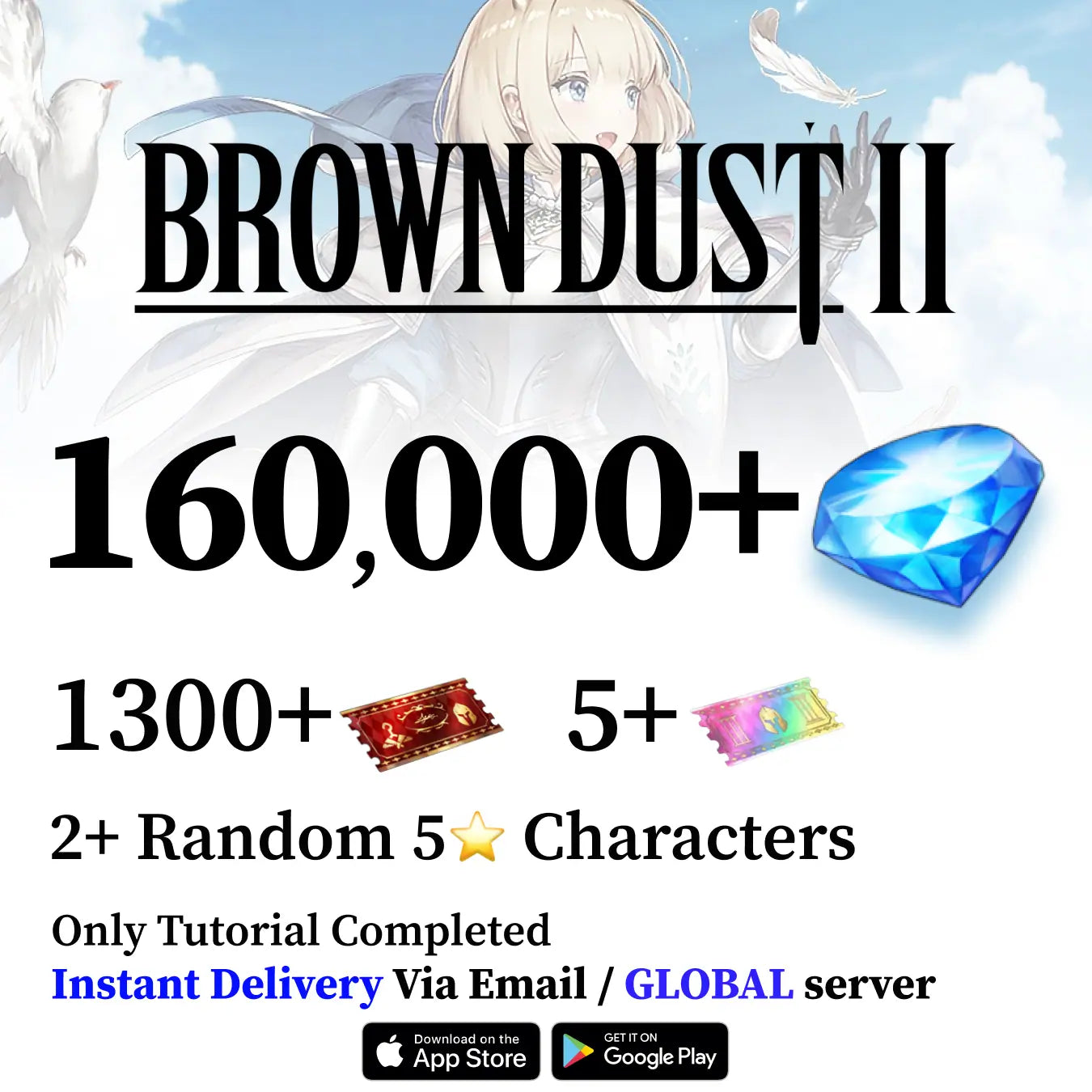 Brown Dust 2 Starter High End Starter Account
