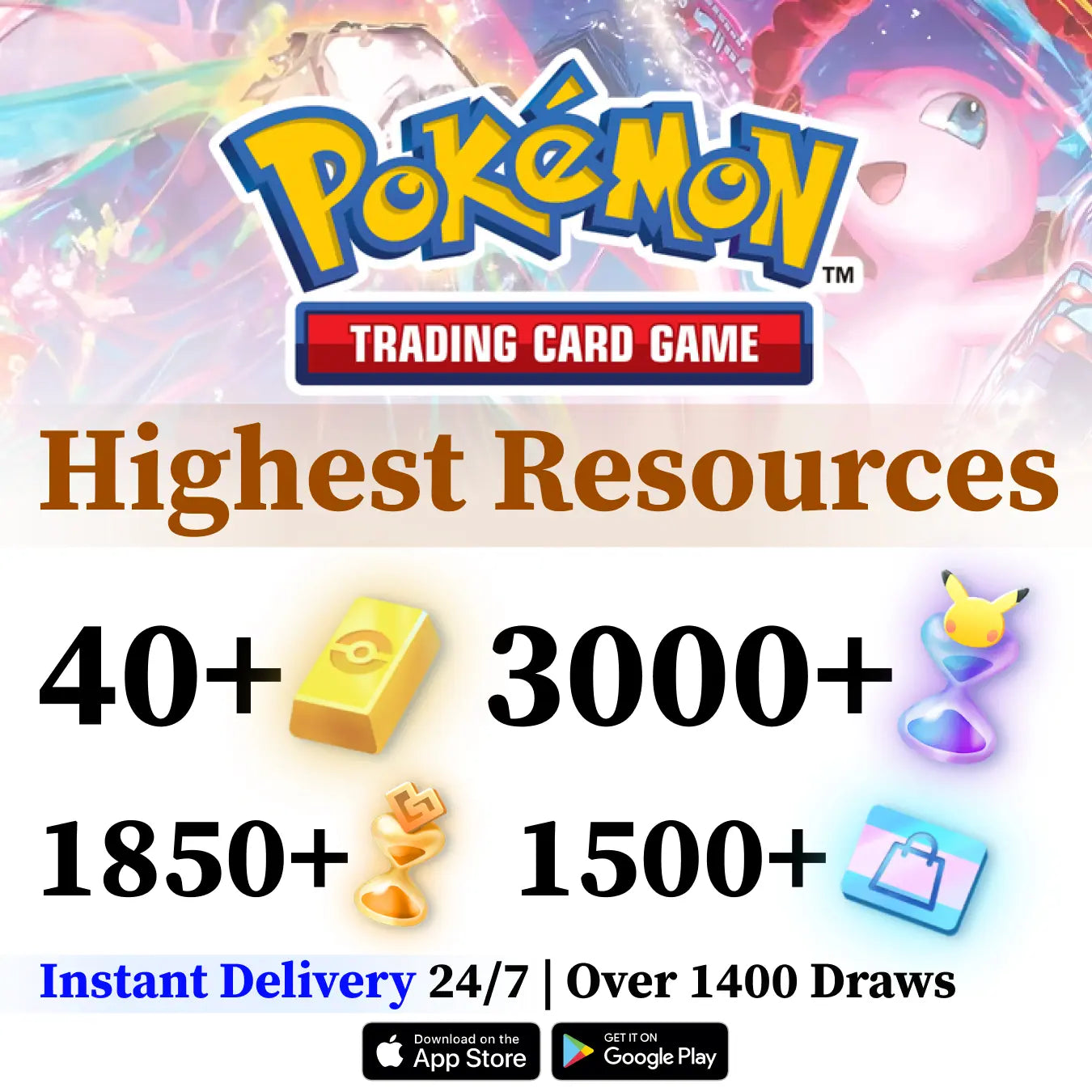 Pokémon Accounts with Highest Resources TCG Pocket