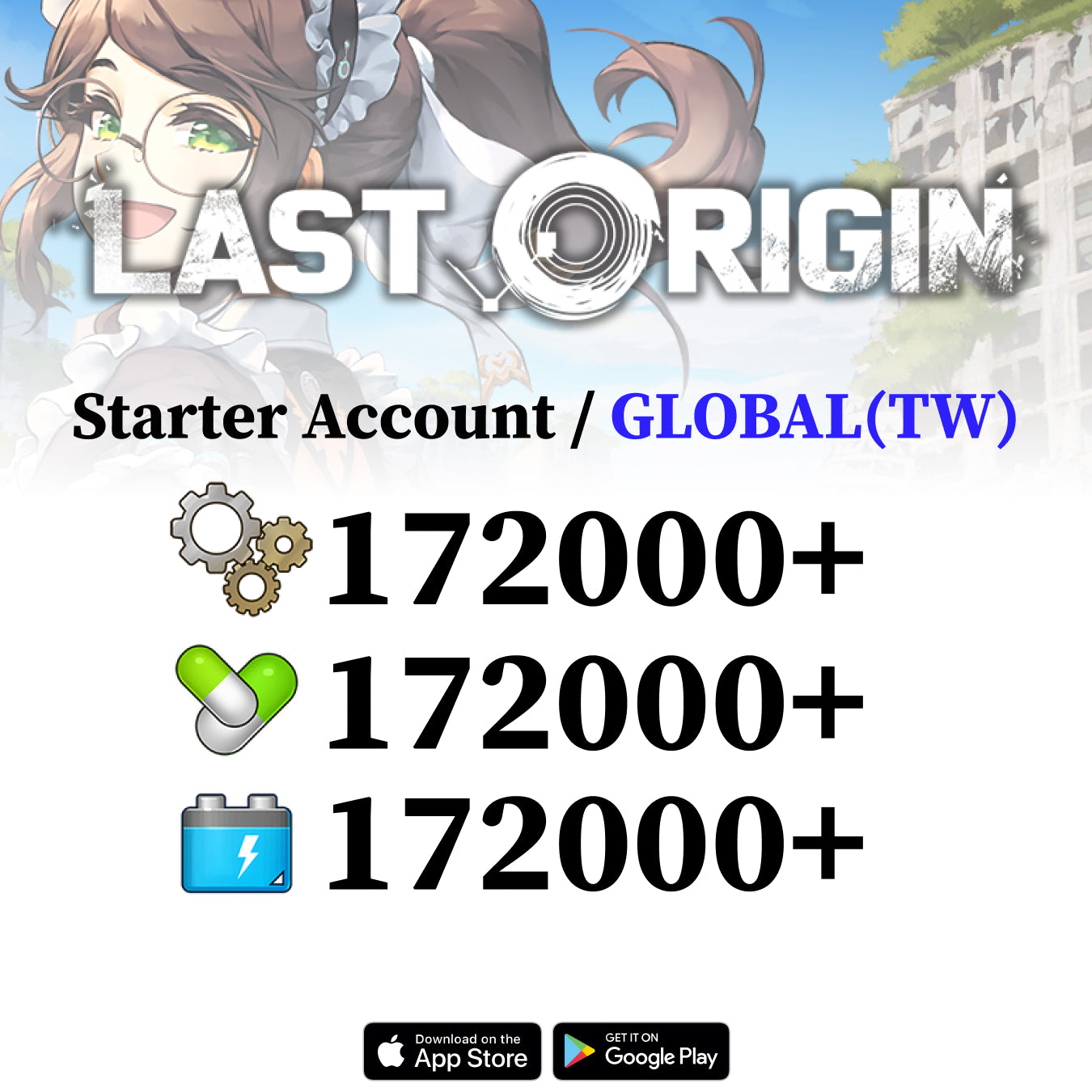Last Origin Starter Account [GLOBAL]