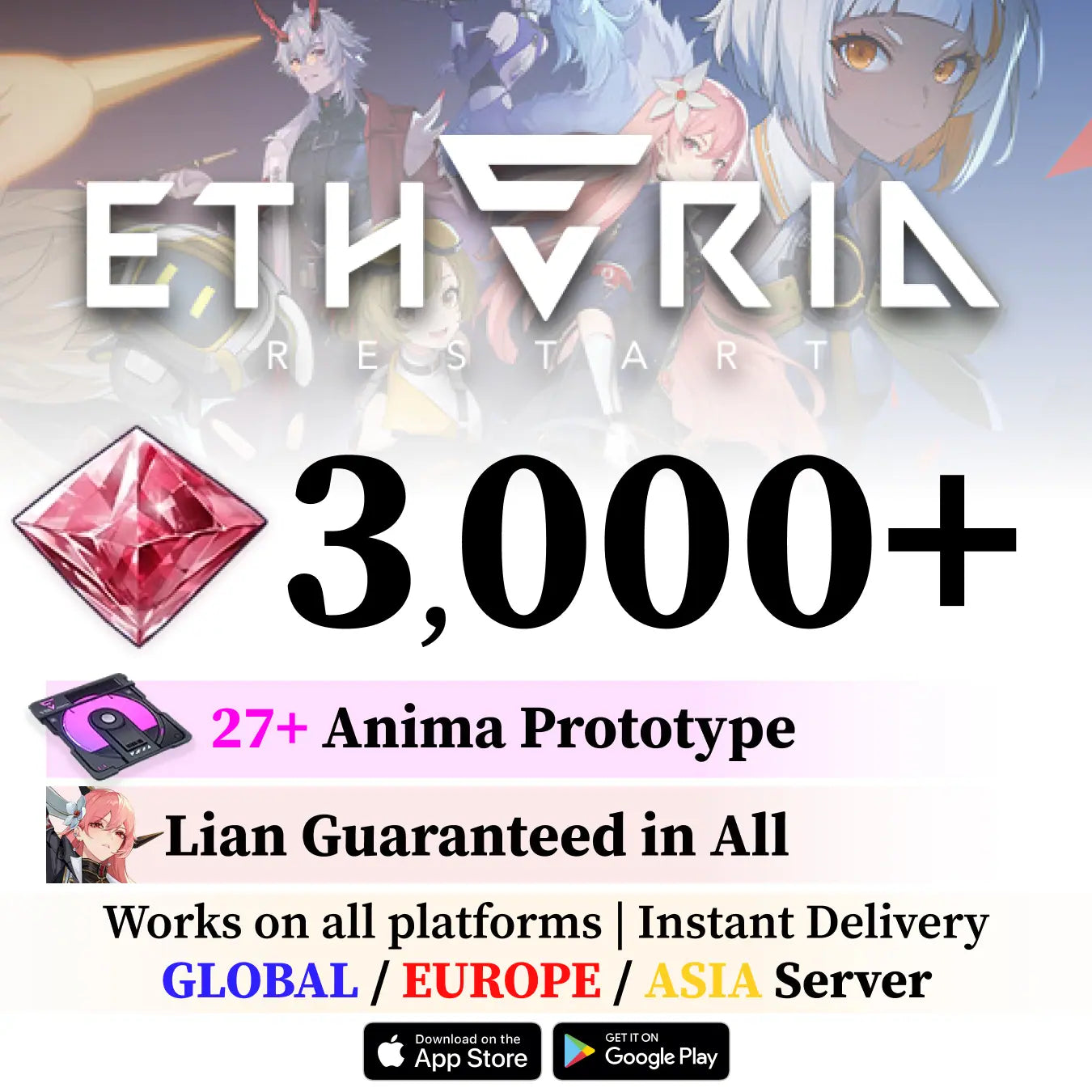 Etheria Restart Starter Accounts [GLOBAL/EUROPE/ASIA]